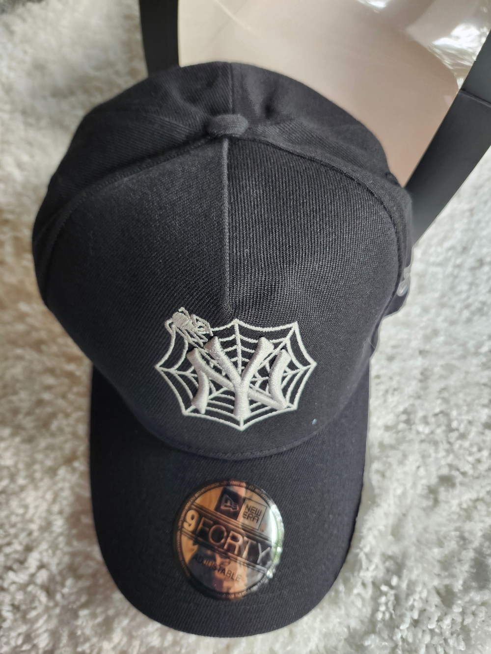 Black Spider Web NY 9FORTY Cap